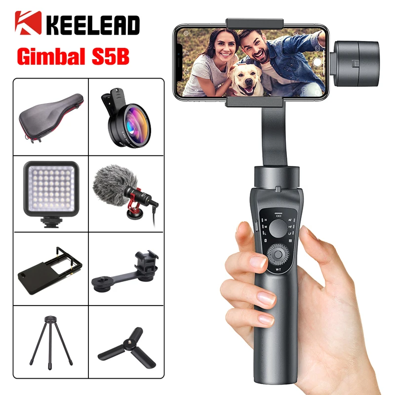 KEELEAD шарнирный стабилизатор для камеры GoPro S5B 3 осевой bluetooth портативный с фокус Pull