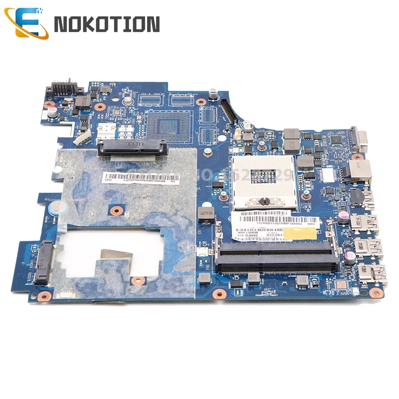 Материнская плата NOKOTION QIWG7 для ноутбука Lenovo ideapad G780 материнская HM76 GMA HD 4000 DDR3