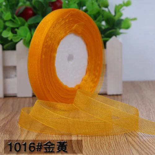 Elegant 45m Organza Satin Ribbon Roll for DIY Crafting and Gift Decoration