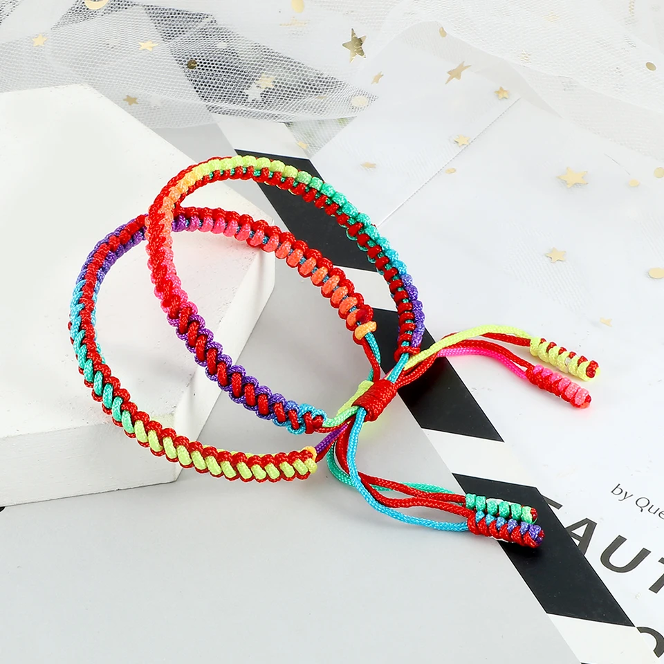 Bracciale Regolabile Con Croce Turchese E Corda Intrecciata – Unisex Portafortuna