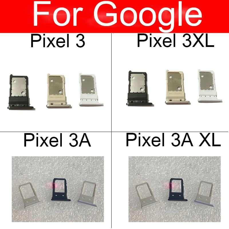 Держатель лотка для sim-карты Google Pixel 3 3XL слот запасные части ремонта модуля |