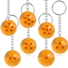 Anime Dragon Ball Series Keychain Charms Accessories 1 2 3 4 5 6 7 Star Dragon Balls Cosplay Keyring Pendant Holder Toys Gift 1
