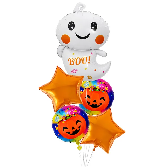 Halloween Balloons Set Spider Pumpkin Ghost Balloons Halloween Decorations Inflatable Toys Halloween Party Decoration 10