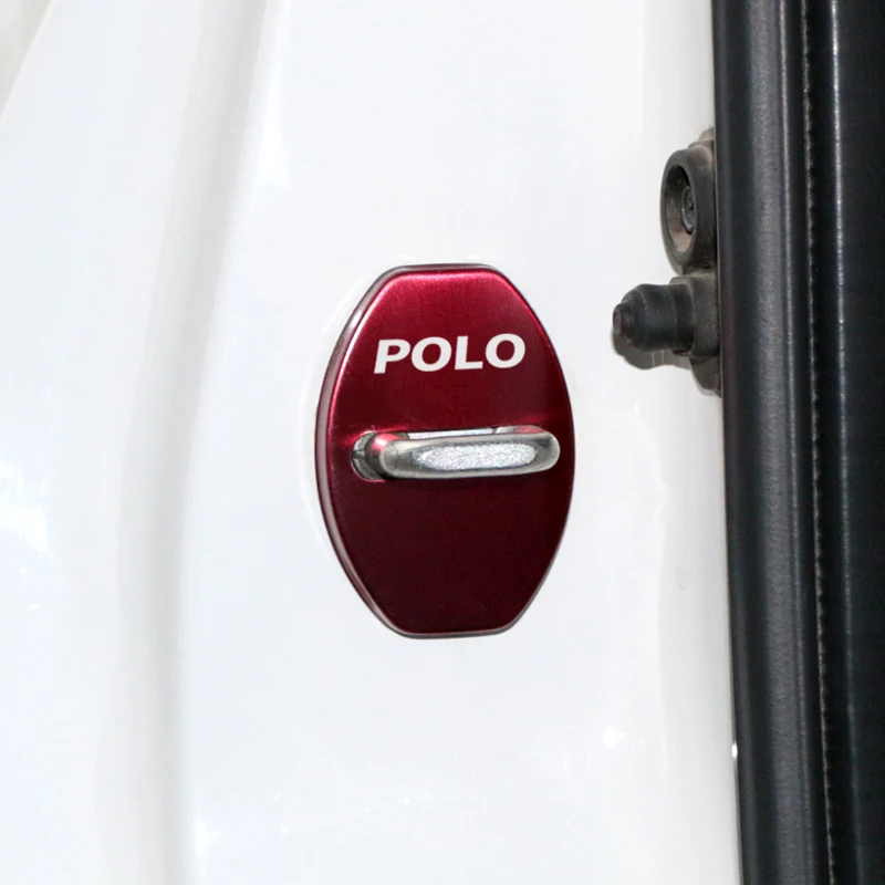 Крышка дверного замка наклейка чехол для Volkswagen VW Polo Passat B6 B7 Touaregu тигуан Жук аксессуары для гольфа стиль автомобиля