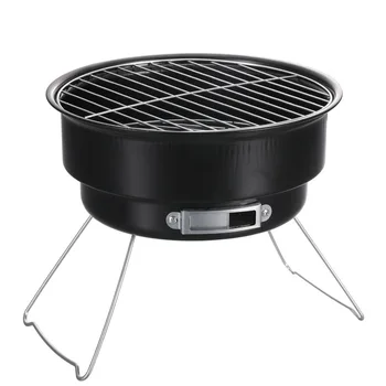 

Portable Round Foldable BBQ Grill for Outdoor Camping Barbecue Grill Stand Stove Picnic Hiking Travel Fishing BBQ Tools WJ608