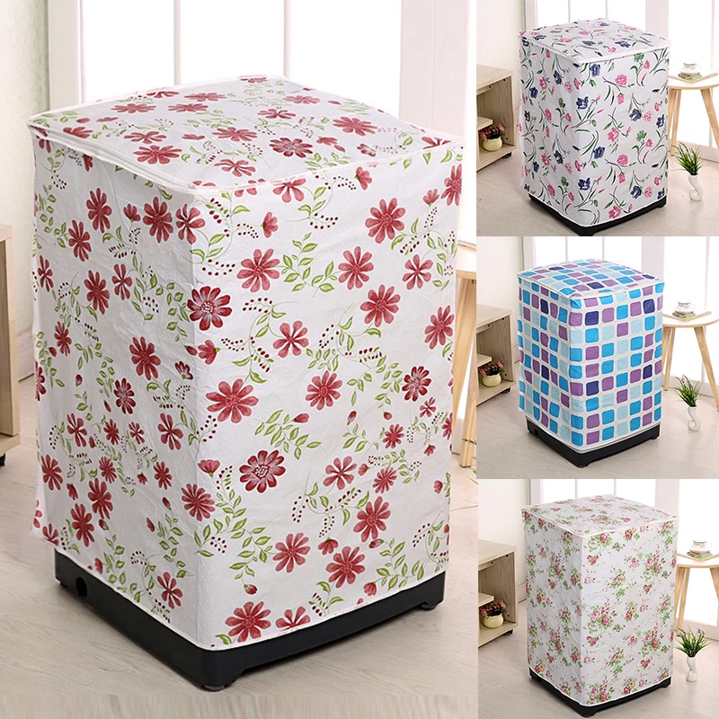 

Wash Machine Storage Organizer Dust Covers Washer Lid Appliance Waterproof Protector Coat Case Home Washing Dust-proof cover