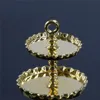 1/12 Dollhouse Miniature 3-layer Metal Fruit Dessert Snack Rack Stand Pretend Play Kitchen Furniture Toys Best Gift 3