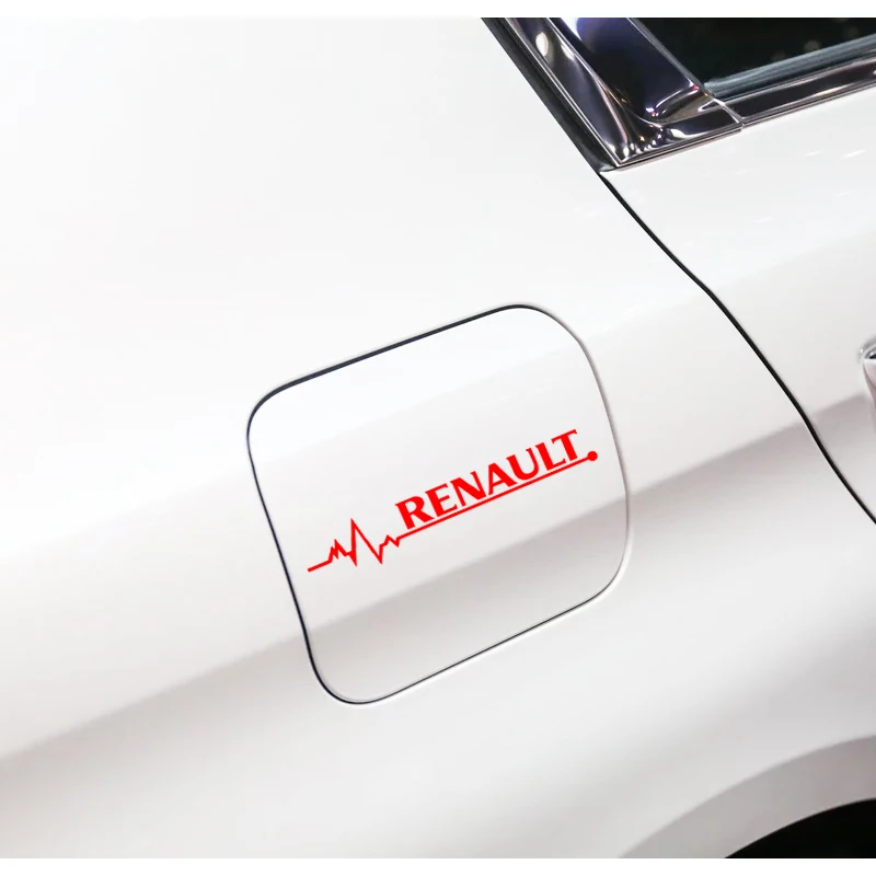 1PCS Car oil cap decals sticker for Renault koleos duster megane 2 logan renault clio Car Accessories