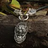 Men necklace viking wolf head with thor's hammer mjolnir necklace pendant norse talisman ethnic jewelry ► Photo 2/6