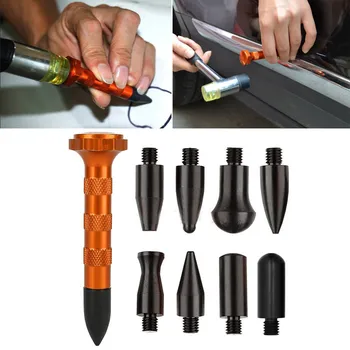 

1 Set Car Body Paintless Dent Repair Knock Down Pen Aluminum Repair Tools Tap Down Pen Hand Tools for Dent Remove Hail