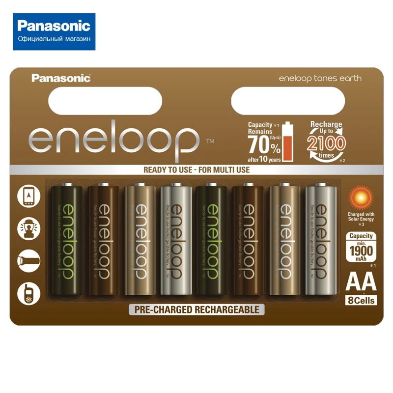Аккумуляторы Panasonic eneloop(AA) BK-3MCCE/8UE