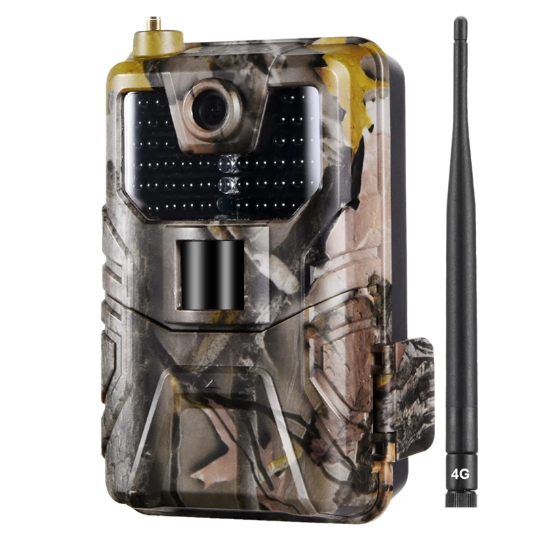 

Hc-900Lte 4G Hunting Camera 16Mp Trail Camera 940Nm Photo Traps 0.3S Mms/Sms/Smtp/Ftp Wild Camera 44Led Hunter Camera Outdoor