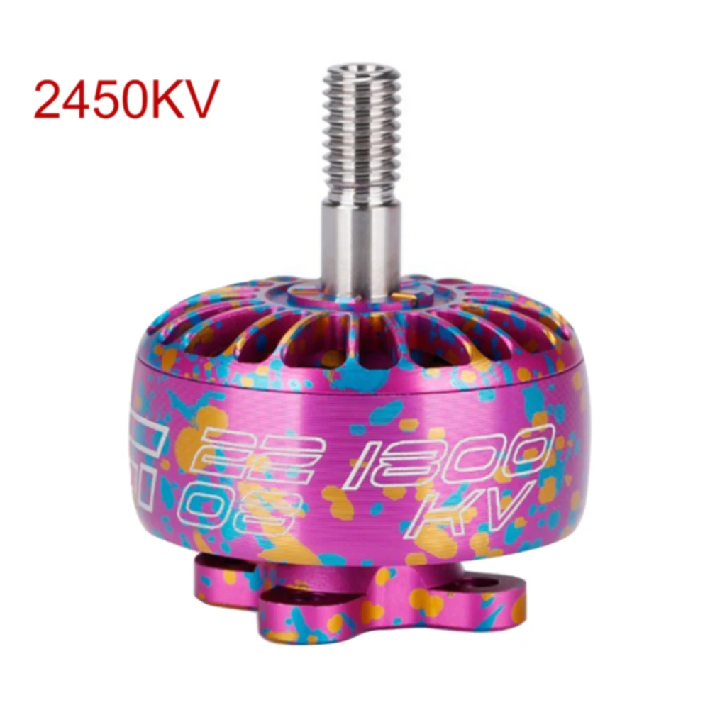 

Racing Drone Durable 1700KV/1800KV/2150KV/2450KV Brushless Motor Toy Accessories High-strength For FPV RC Titanium Alloy