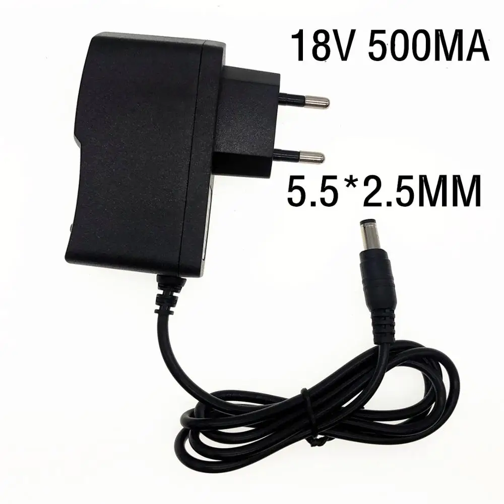 DC 18V 500mA Высокое качество IC решения AC 100V 240V адаптер конвертер 0.5A источник питания