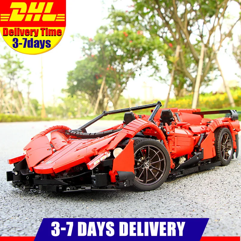 

Mould King Technic 13079 App RC Car The New MOC-10559 Veneno Roadster with Motor Function Building Blocks Bricks Kids Rc Toys