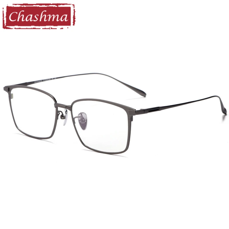 Мужские очки супер качество оправа женские титановые очки IP покрытие не теряют цвет - Цвет оправы: Gray