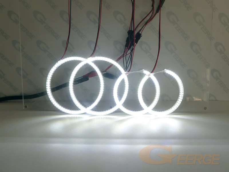 Для сиденья Altea 2006- ксеноновая фара отличная ультра яркая подсветка smd led angel eyes Halo Ring kit