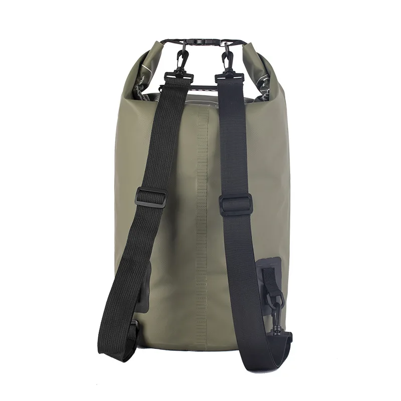 NUONEKO Outdoor Waterproof Bucket Bag 30L Swimming Tourism Storage Backpack Trekking Beach Fishing Rafting Camping Bag BAG12