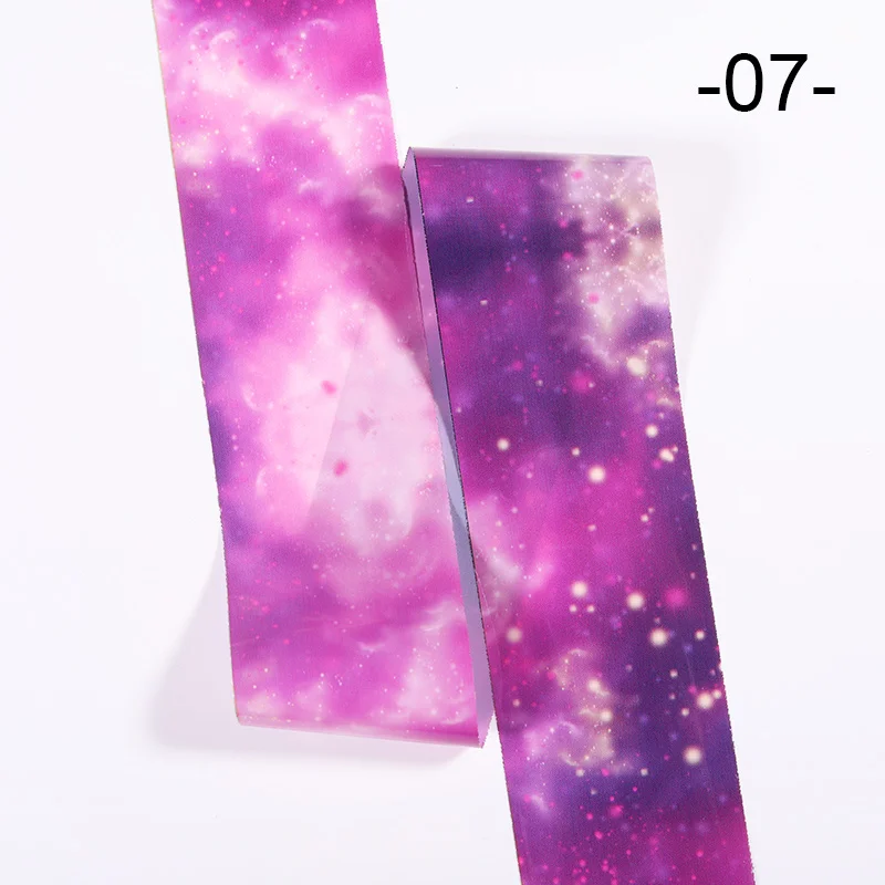 1 шт 4*100 см красочные градиентные серии наклейки из фольги для ногтей голографические Звездные переводные наклейки бумажные украшения для ногтей дизайн - Цвет: new7