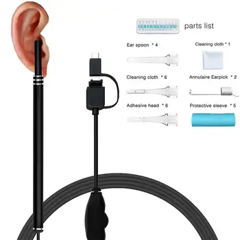 

3 in 1 Visual Ear Canal Endoscope Ear Cleaner with Camera Kit Tool Endoscope Wax Removal Ear Dropshipping X5Y3