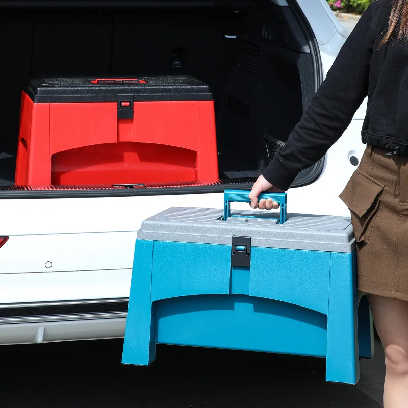 

Outdoor Fishing Boxes Kit Car Storage Thickening Portable Tool Organizer For Big Lure Stool Trunk Recreation Tackle Equipment