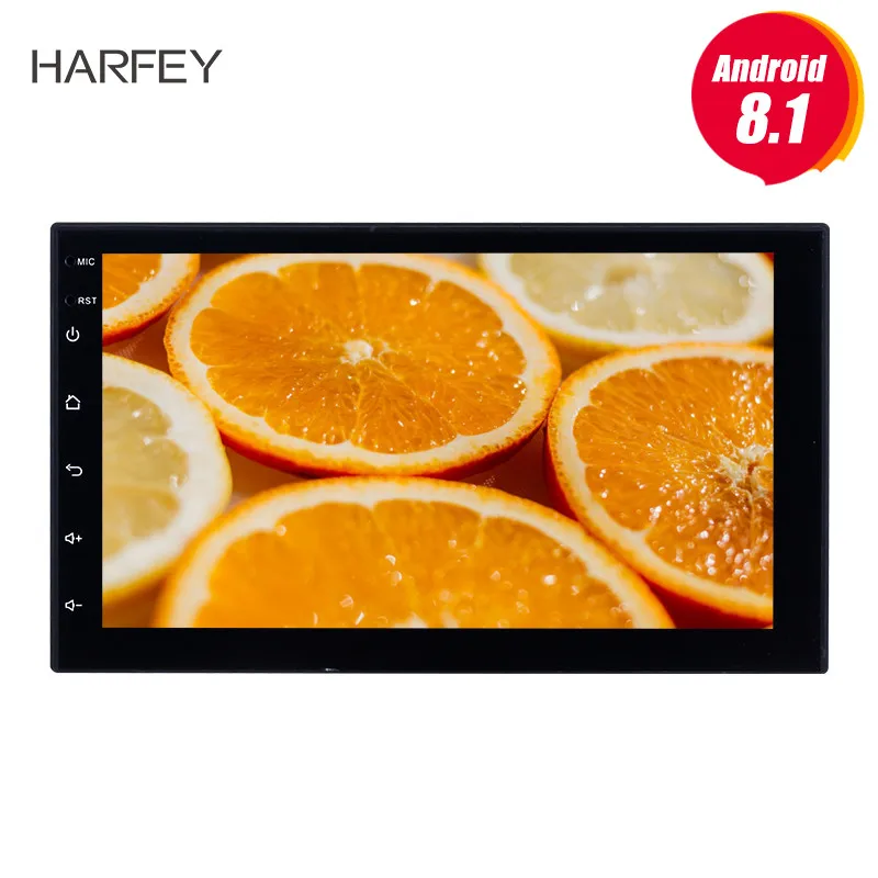 Cena Harfey samochodowy odtwarzacz multimedialny uniwersalny Android 8.1 7 cal 2 Din Radio samochodowe GPS dla Nissan TOYOTA Kia RAV4 Honda VW Hyundai