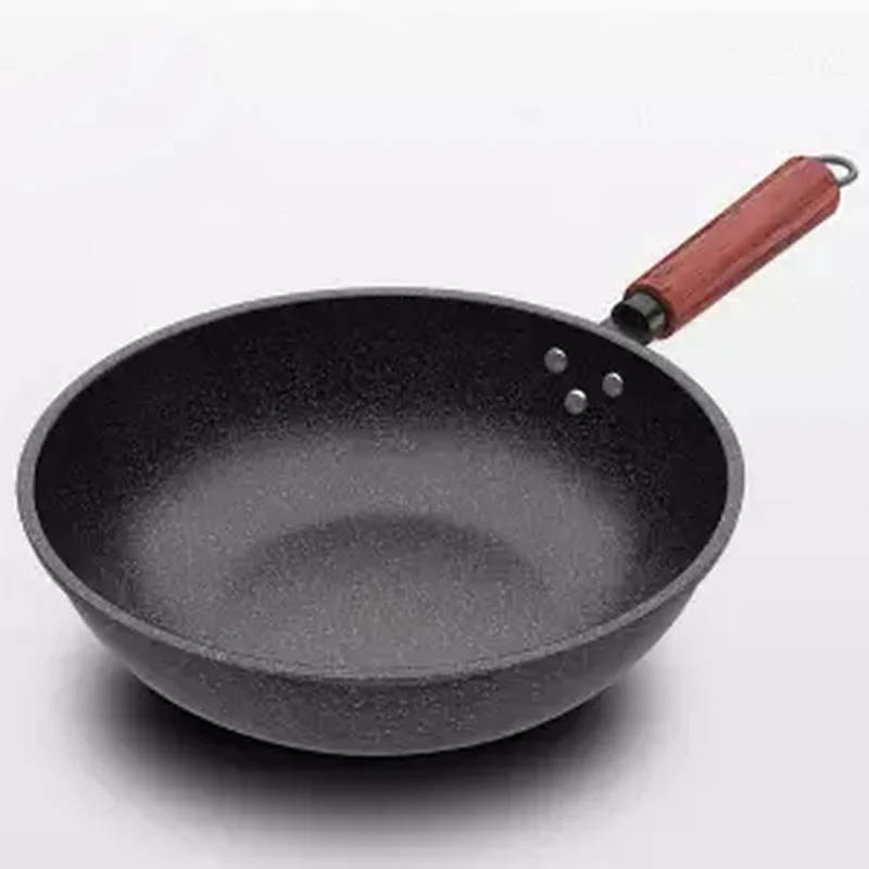 Wok антипригарная сковорода кастрюля для индукционной плиты газовая плита бытовой утюг сковорода керамическая посуда для приготовления пищи горшок гриль