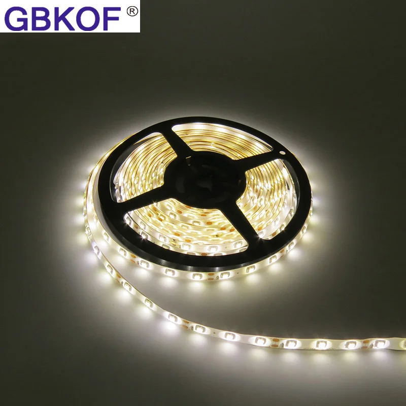 GBKOF 5 м Светодиодная лента 2835 SMD 60 светодиодов/м водонепроницаемая гибкая