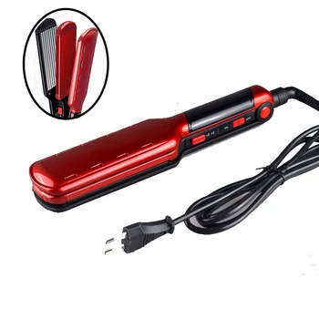 

Hair Straightener 2 In 1 Curly and Straight Fast Warm-Up Ceramic Coating Heating Plate Fat Iron Hair Styling Tool