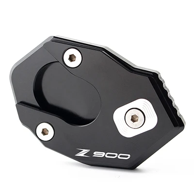 Для Kawasaki Z650 Z900 Z900RS Мотоцикл с ЧПУ боковая подставка пластина увеличитель удлинитель подставки - Цвет: Z900 BLACK
