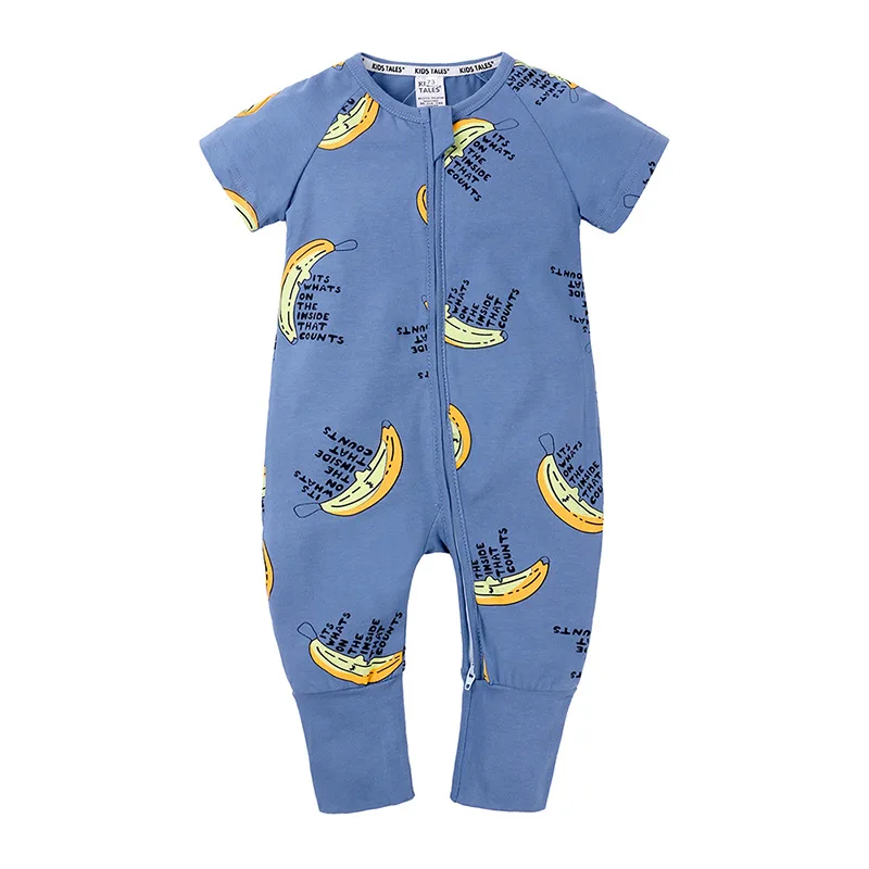 

Primary Clothes for Babies Cotton Spring Summer Men And Women Baby Rompers BABY'S FIRST Month Newborns Onesie INS