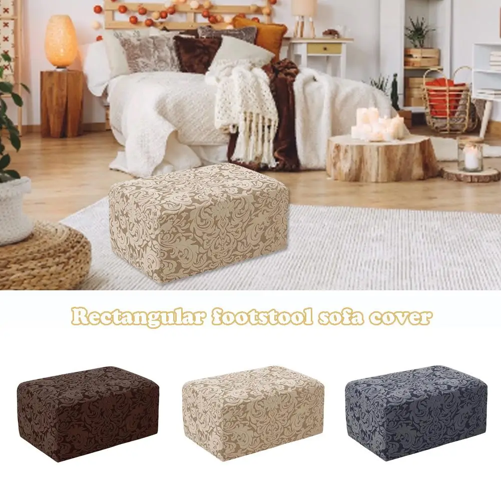 Stretch Sofa Cover Chair Footstool Foot-rest Pedales Stool Cushion Covers Elastic Furniture Protector Removable Slipcover | Дом и сад