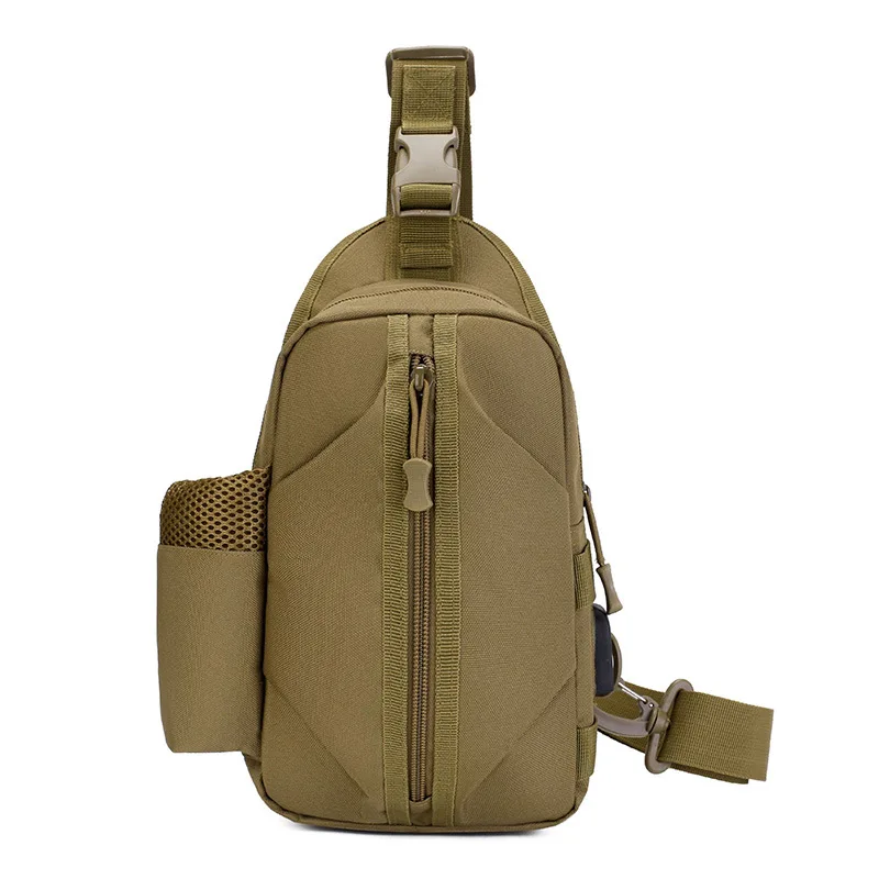 Уличная сумка на плечо для Путешествий, Походов, рюкзак для путешествия мешок тактический военный велосипедный рюкзак для скалолазания, USB зарядка, камуфляжная сумка - Цвет: Brown