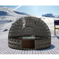 White Inflatable Tent Low Price Hot Tub Spa Dome Tent For Outdoor 2