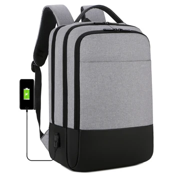 

Laptop Bag Backpack USB Charging Port 15.6 Inch with Headphone Jack Waterproof Business Back Packs Bags