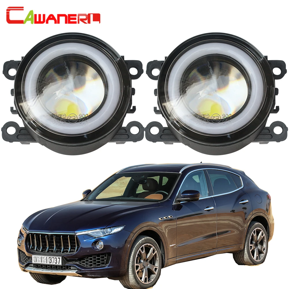 Cawanerl для Maserati Levante 2016 2017 2018 автомобиля 30 Вт Светодиодный туман светильник Ангел