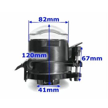 

1Pair For BMW E60 E90 E63 E46 323i 325i 525i Fog Light Assembly Car Front Fog Lights Lamps Housing Lens Clear No Bulbs