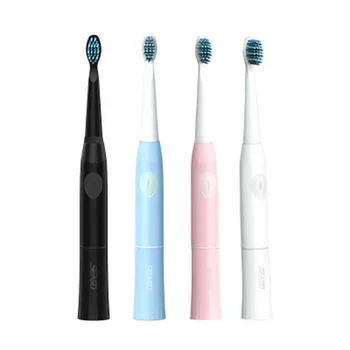 

SEAGO Electric Sonic Toothbrush with 1 Replacement Brush Heads Battery Teeth Brush Deep Cleaning Included Soft-bristle SG503