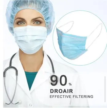 

Hot 50 Pcs Mouth Mask Men Women Cotton Anti Dust Mask Mouth Mask Windproof Mouth-muffle Bacteria Proof Flu Face Masks