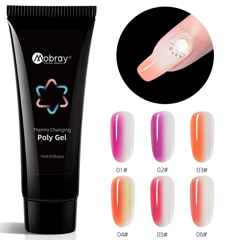 Mobray polygel extension glue model glue quick dry gel polish nail