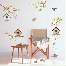 Спальня, гостиная, задний план, наклейки на стену в пасторальном стиле для дома, съемные наклейки на стену AY7096