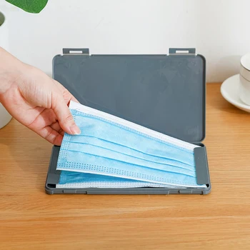 

Face Masks Storage Box Moisture-Proof Holder Mask Storage Seal Box Face Masks Household Organizer Dustproof Masks Box Portable