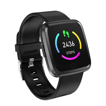 

Y7 full touch color screen waterproof smart bracelet heart rate monitoring sports step call reminder multi-language smart watch