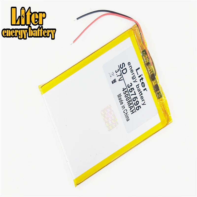 357595 337595 3.7v 4500mah Lithium Polymer Battery With Board For Pda Tablet Pcs Digital Products
