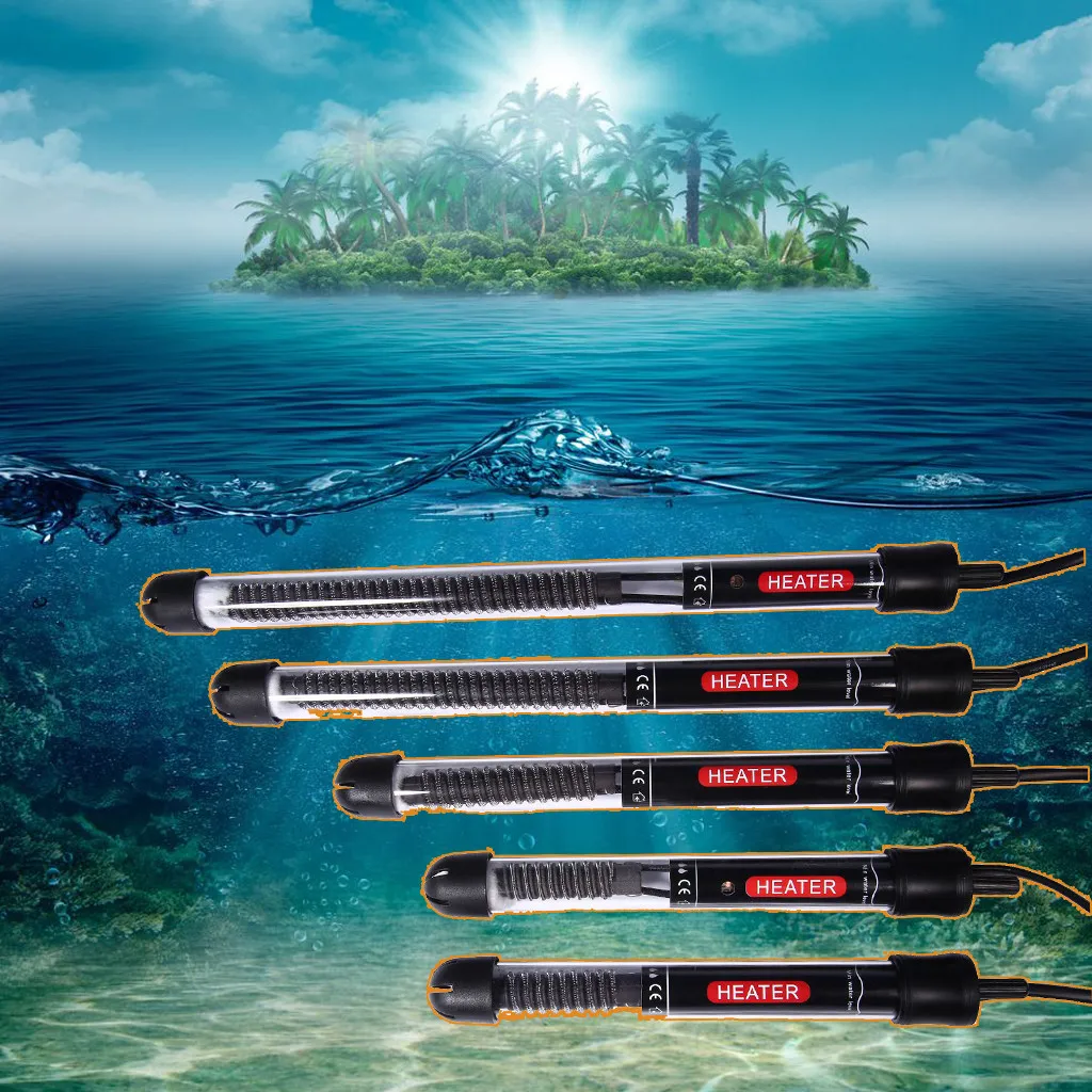 Регулируемая температура Термостат нагреватель стержень погружной аквариумный