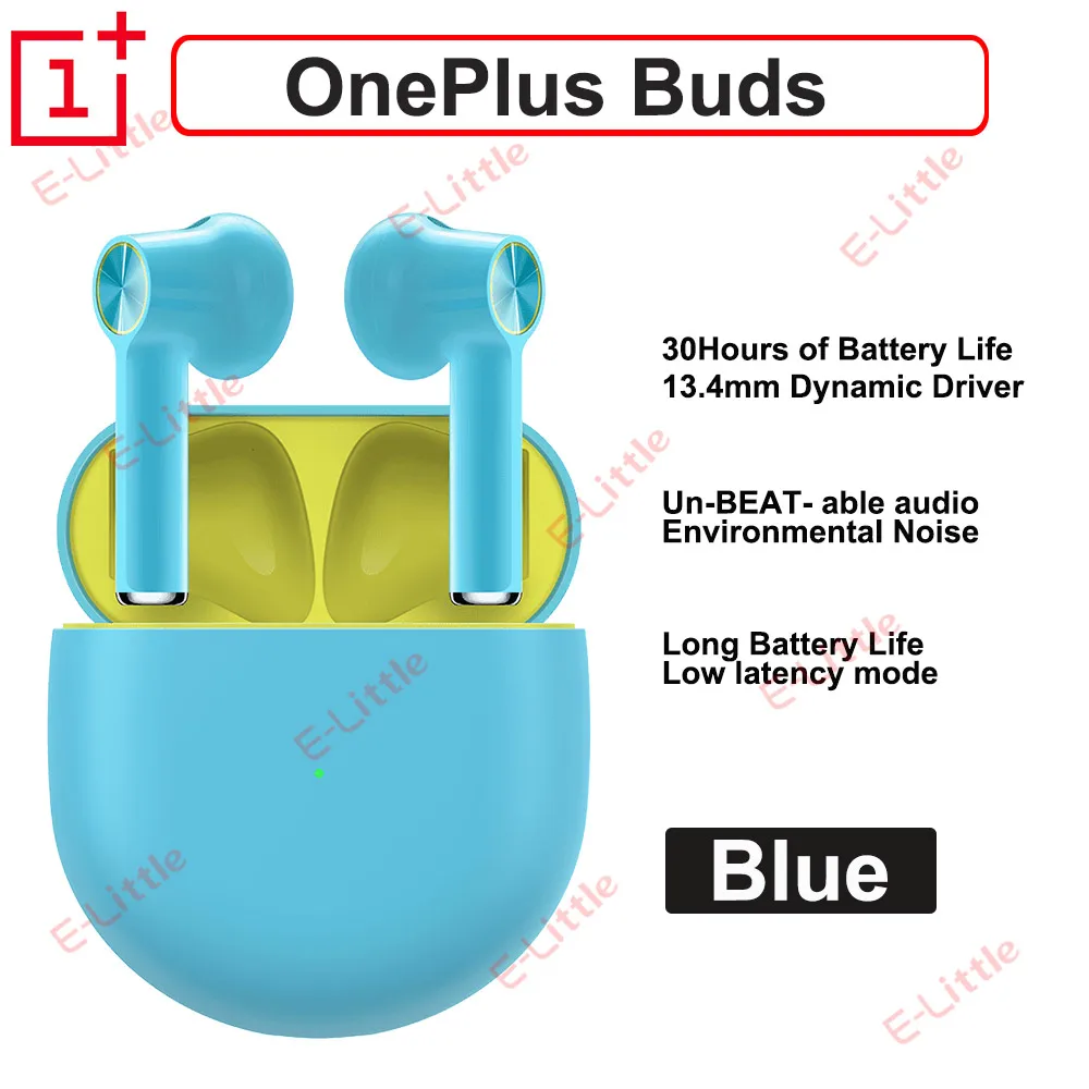 Оригинальные наушники Oneplus Buds с bluetooth OnePlus 30 часами автономной работы для