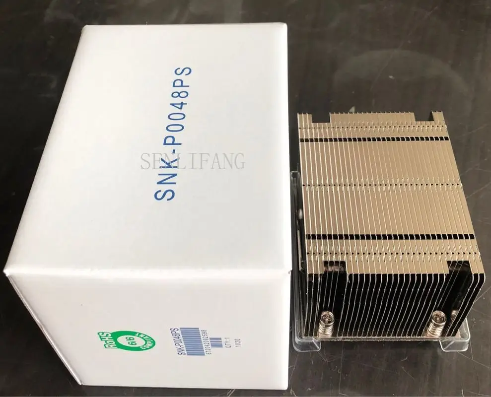 Серверный процессор радиатор SNK P0048PS X9 X10 2U пассивный кулер для процессора узкий ILM