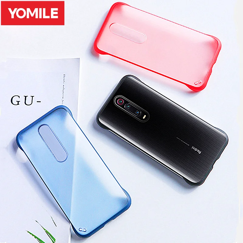 Frameless Phone Case For SamSung Galaxy A80 A20 A30 A50 A60 A70 A750 A10 Note 8 9 10 Slim Hard PC Matte Luxury Transparent Cover |