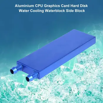

120x40x12mm Aluminium CPU Graphics Card Hard Disk Water Cooling Waterblock Computer components and accessories