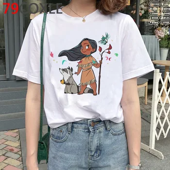 

Cartoon Vogue T Shirt Women Kawaii Princess T-shirt Cute Anime Villain Aesthetic Plus Size Funny Aesthetic Graphic Tees Female